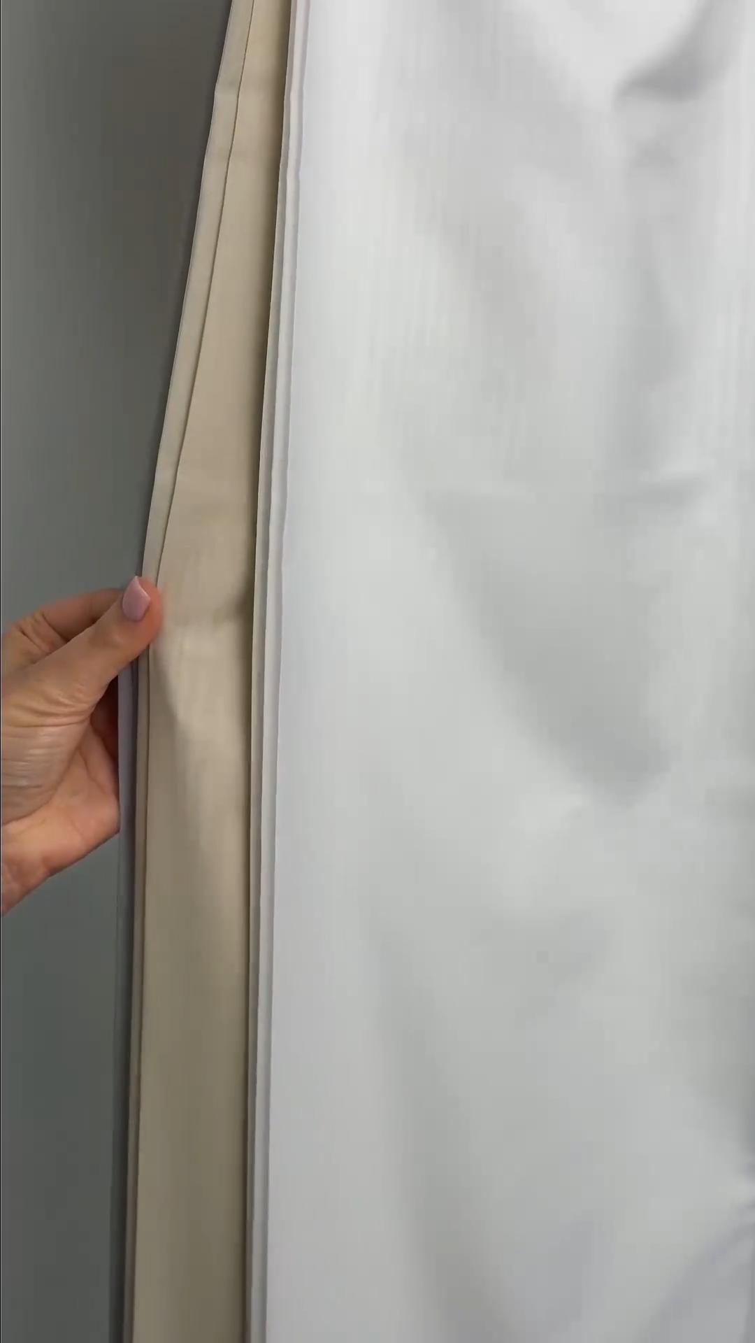 Perdea Mătase 95% Uni, Transparent